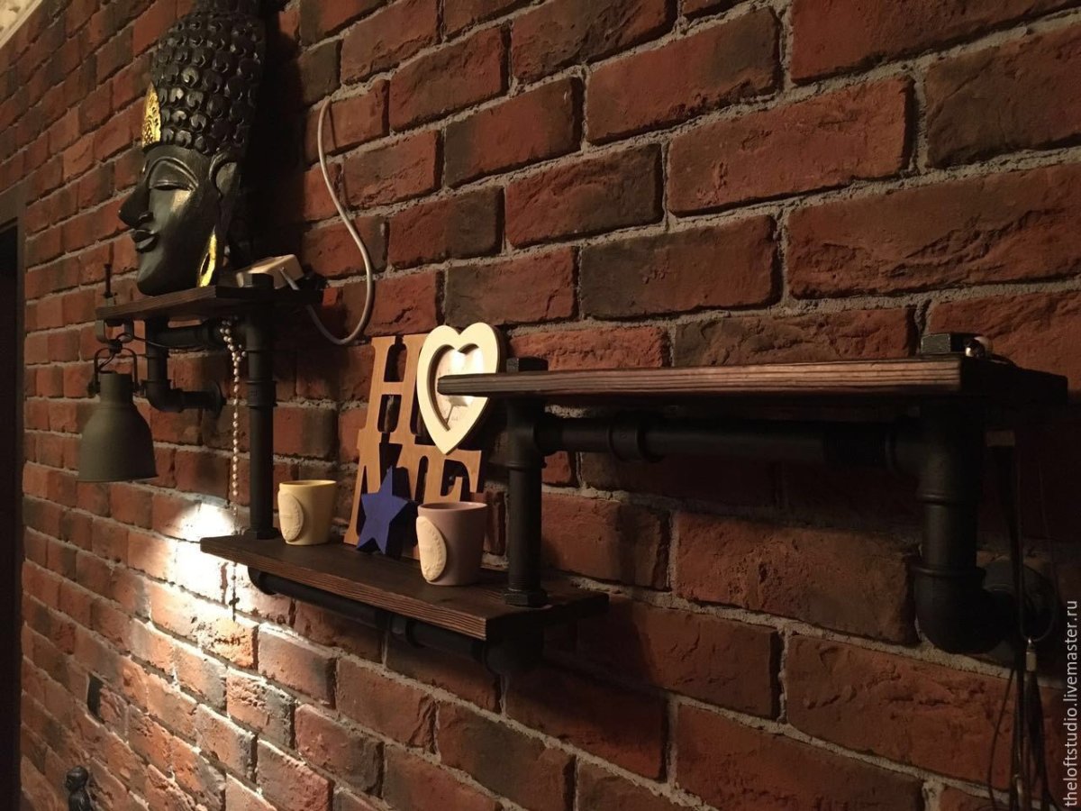 Декоративные трубы в интерьере