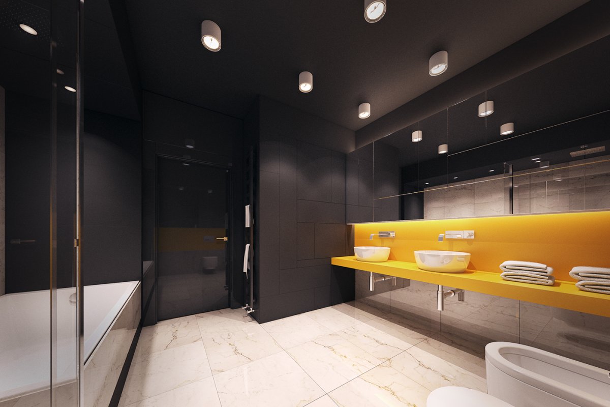 Освещение санузел общественный