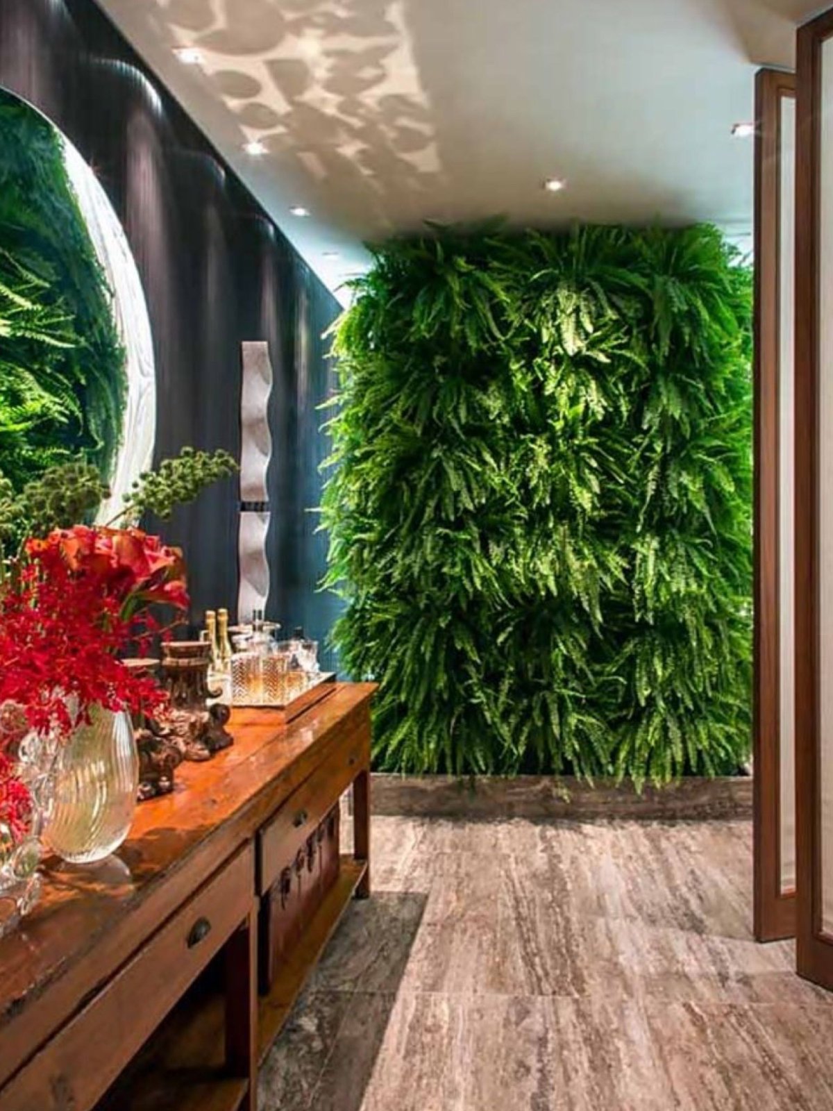 Фитостена в лофте