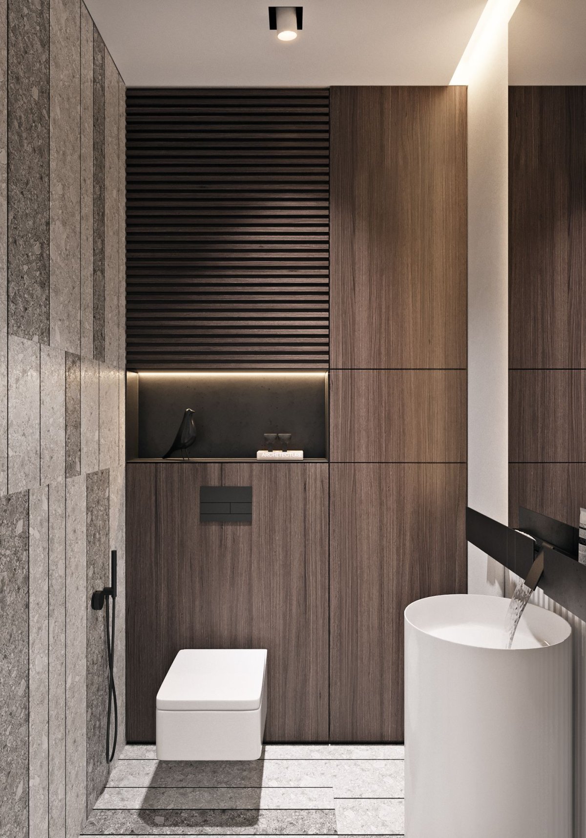 Деревянные панели в интерьере