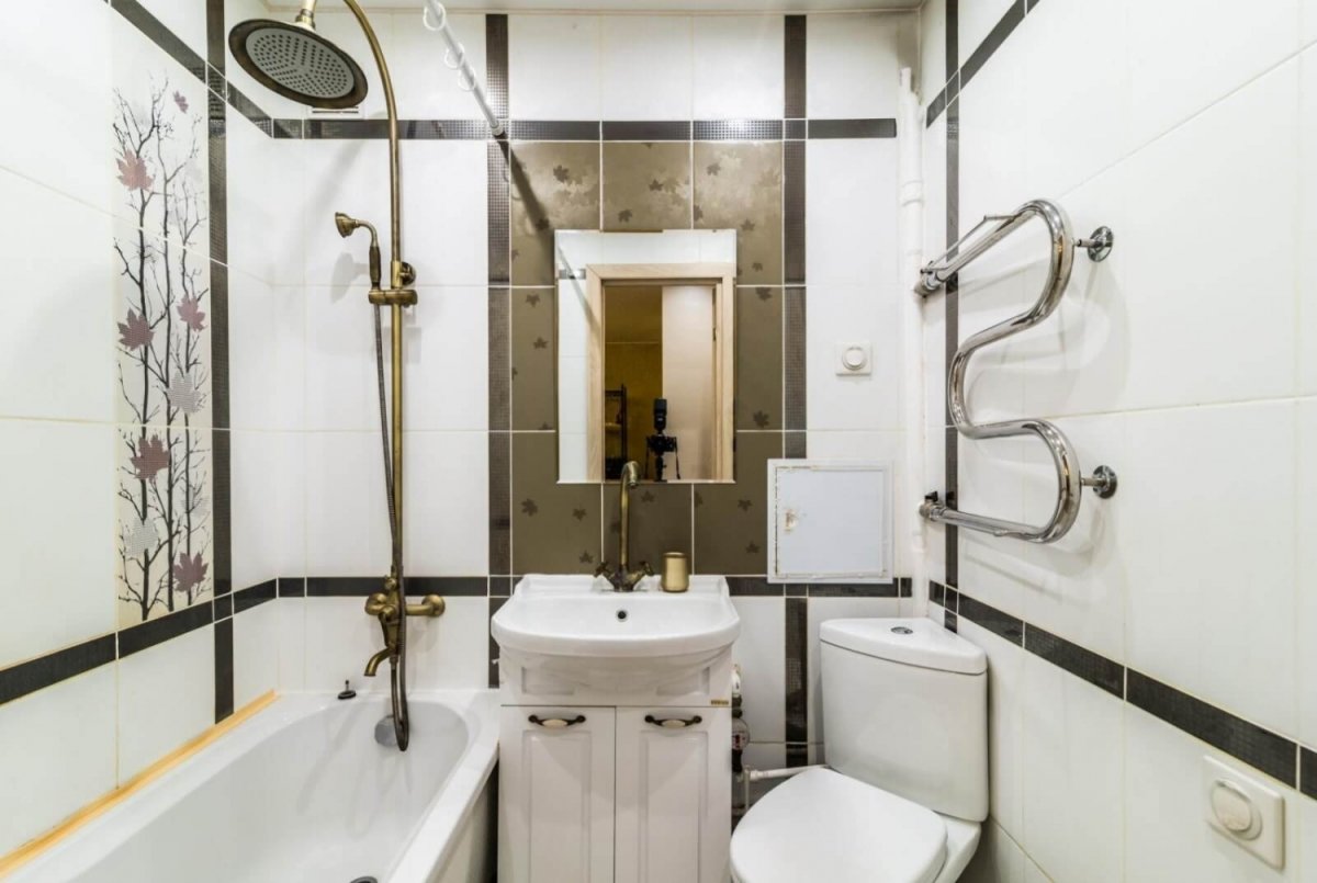 Совмещенный туалет с ванной