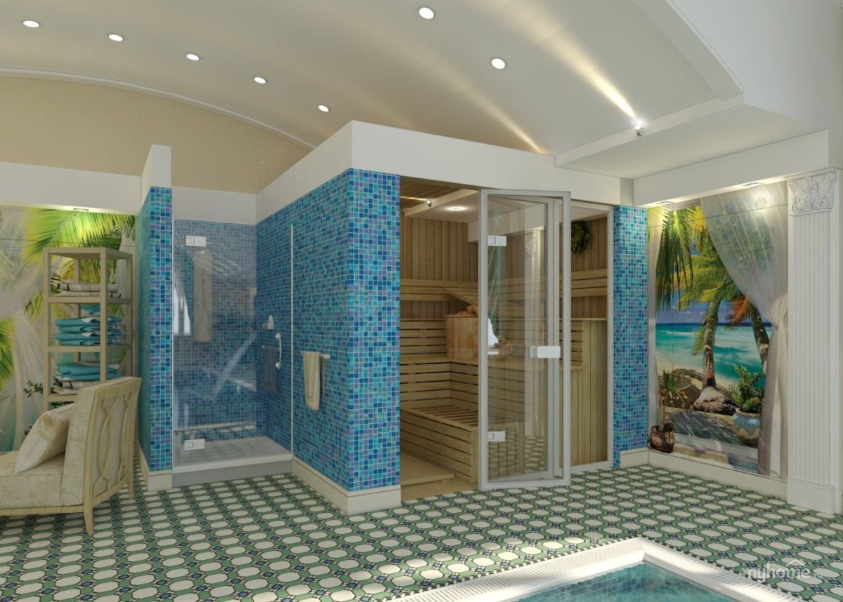 Сауна и душевая в частном доме