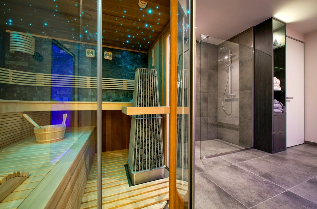 Проект сауны с хамамом и бассейном