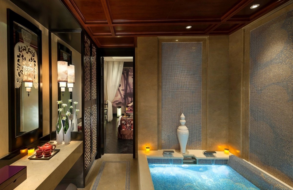 Ванная комната в стиле спа салона