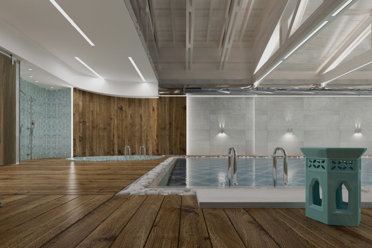 Душевые перегородки в общественных душевых