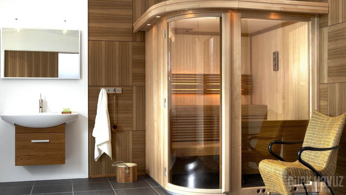 Ванная комната с сауной