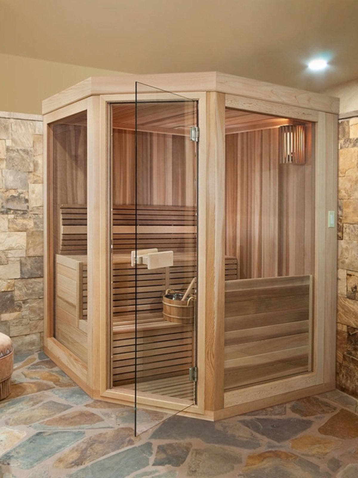 Ванная комната с парилкой