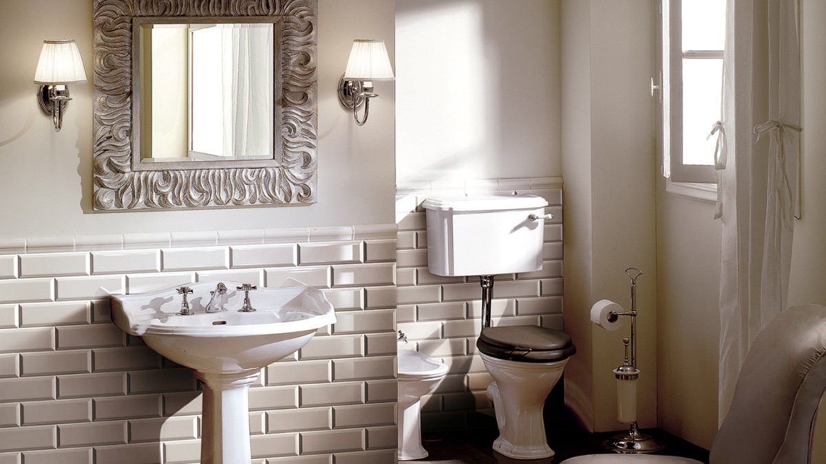Санузел в английском стиле