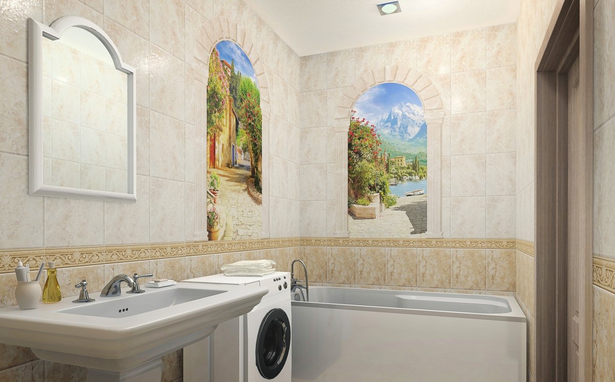 ПВХ мозаика морской Бриз 955х480 мм