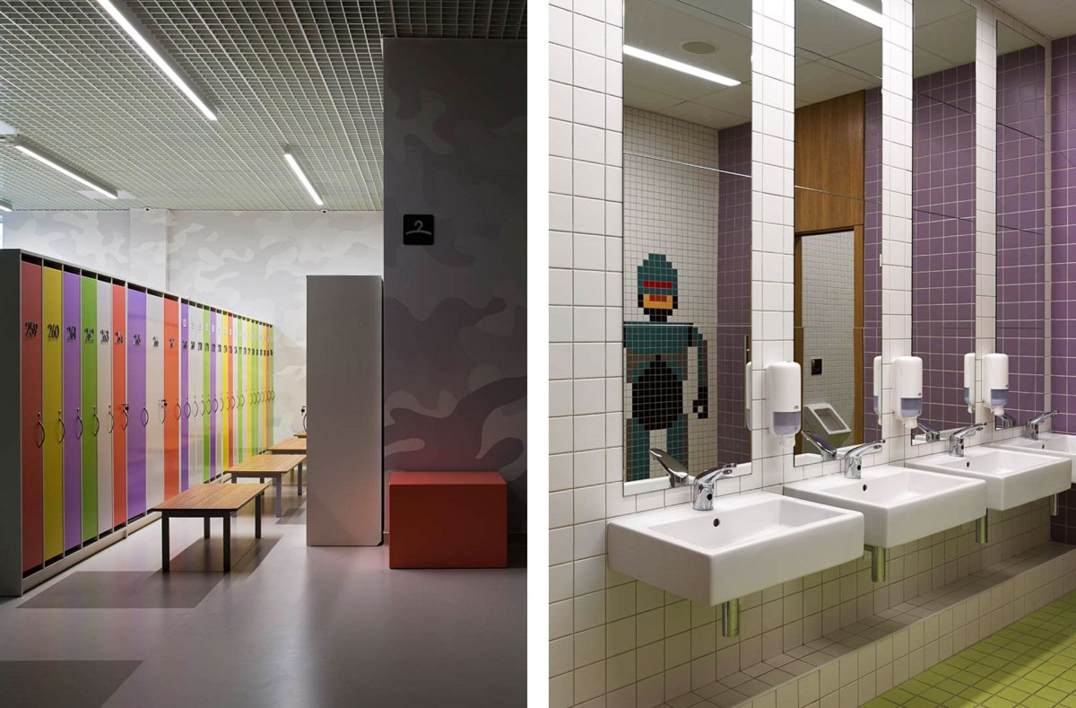 Туалет в административном здании