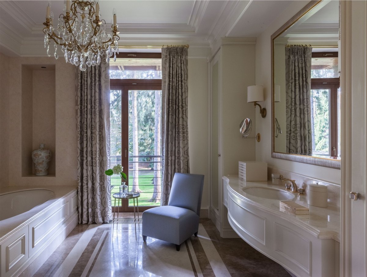 Интерьер американская классика в доме