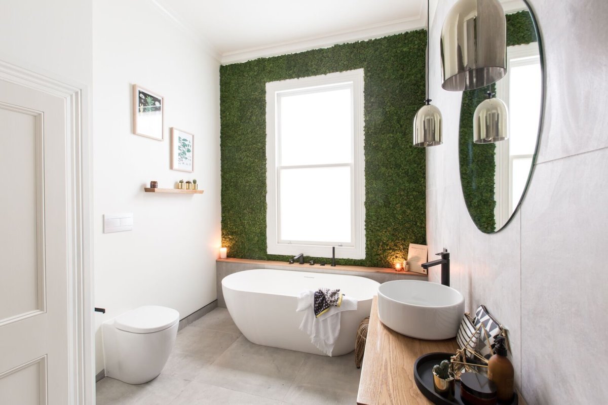 Панно из стабилизированного мха