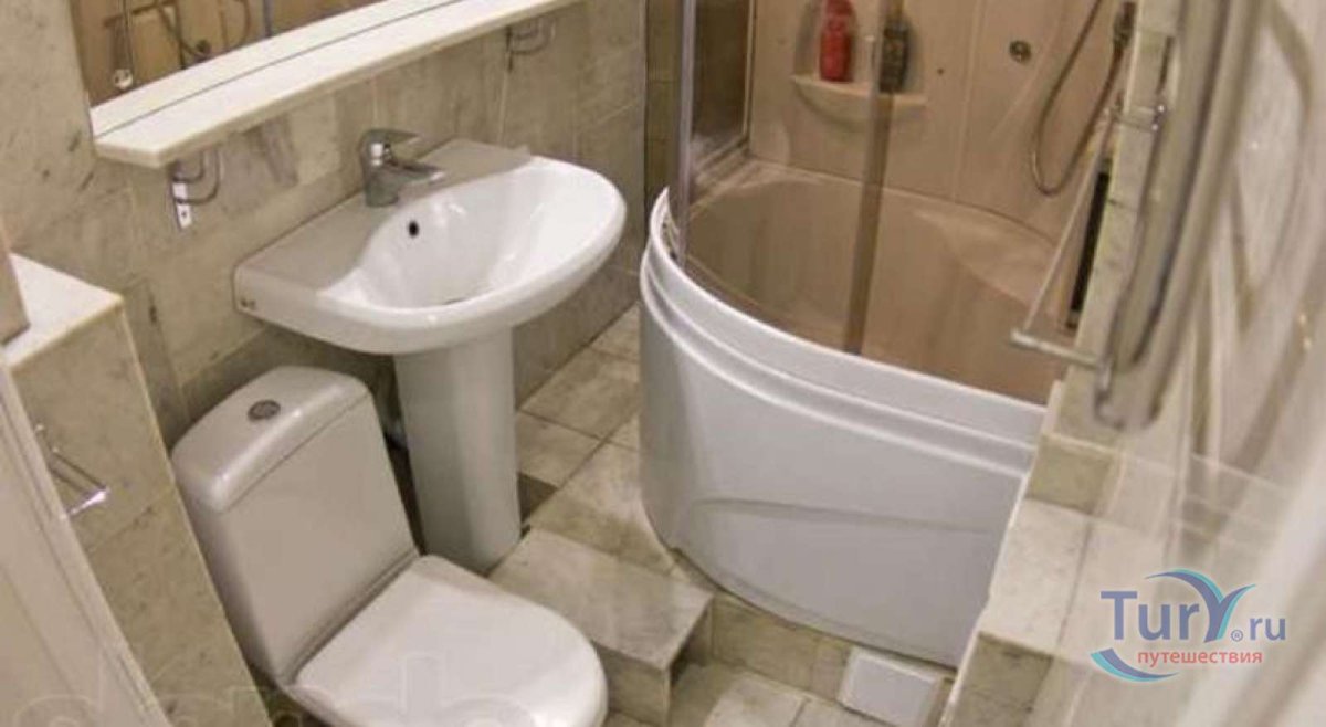 Туалет в комнате общежития