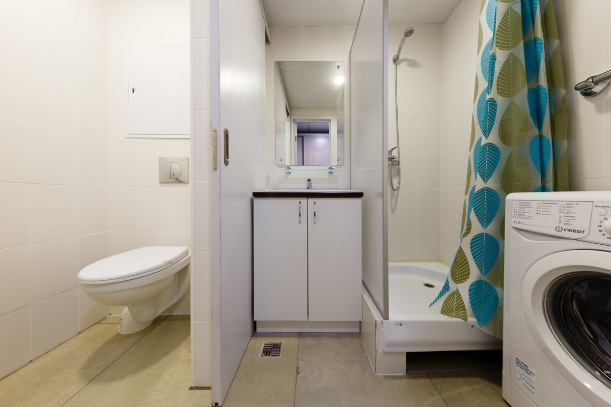 Туалет в комнате общежития