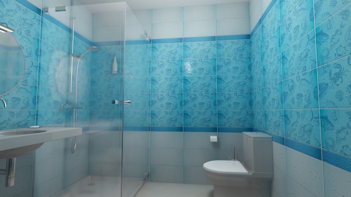 Панель Кронапласт unique океан фон (0,25 м*2,7 м*8 мм)