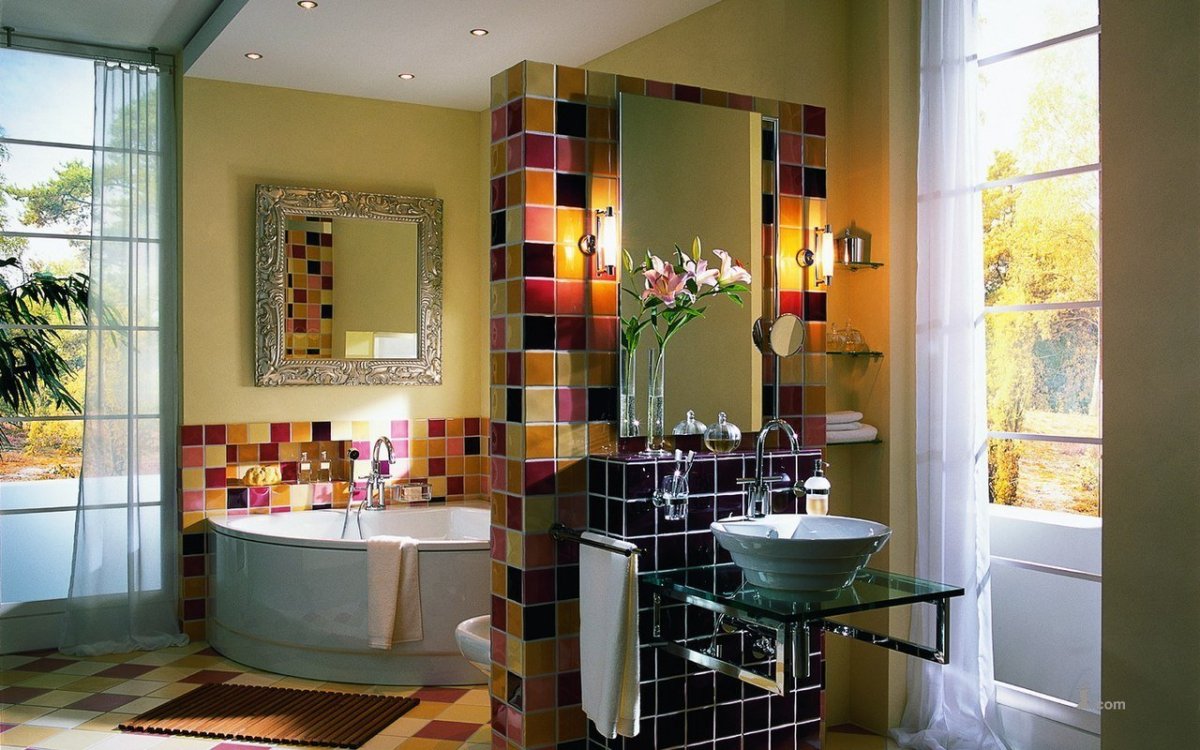 Зонирование ванной комнаты