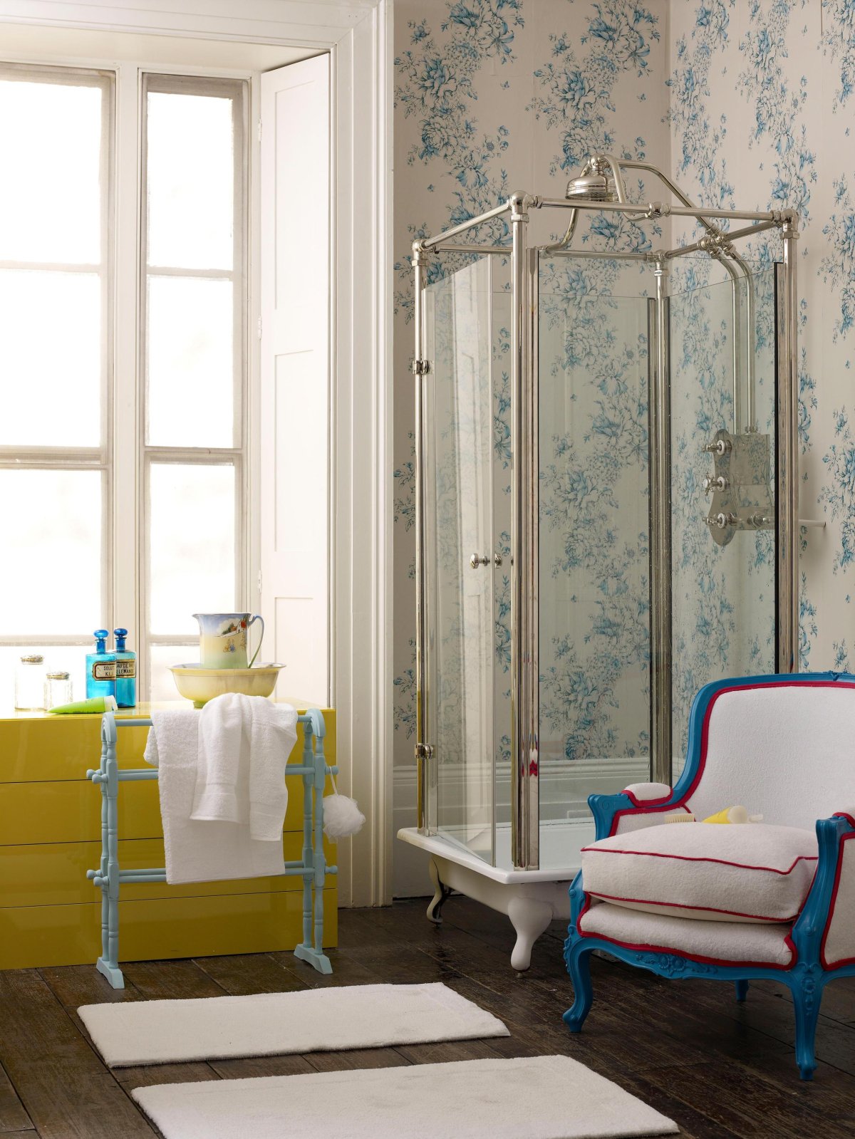 Душевая кабина в стиле Прованс