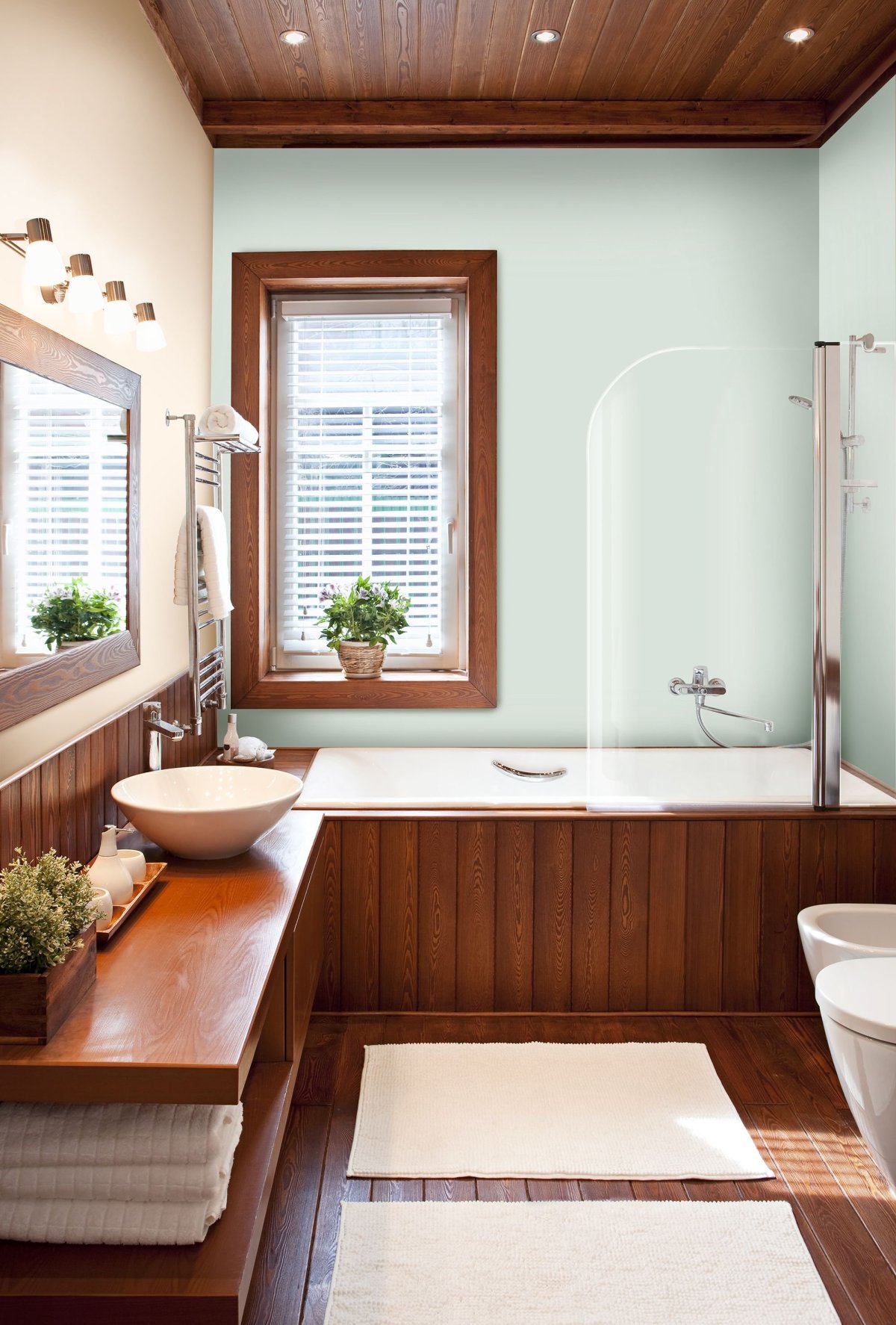 Интерьер ыангой с окном