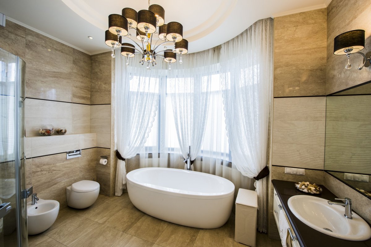 Ванные комнаты в загородном доме