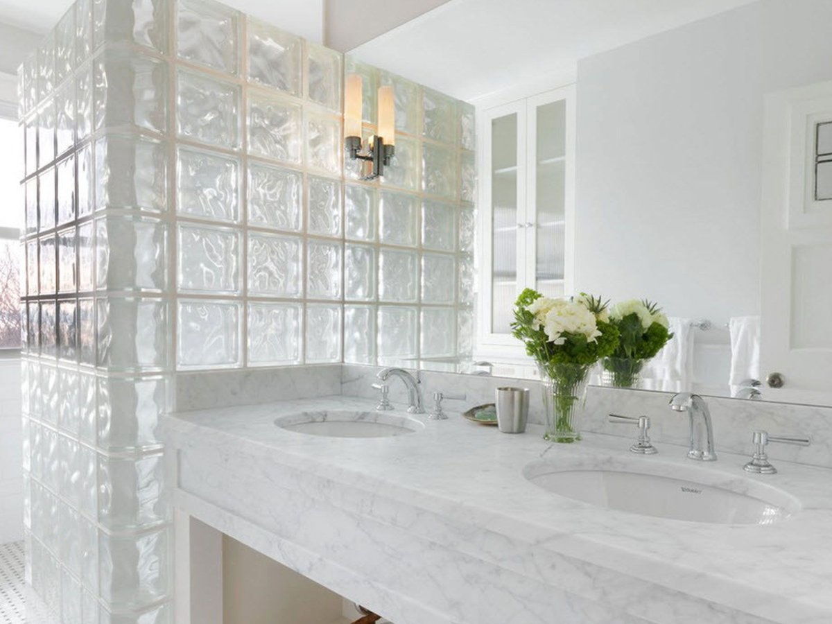 Прозрачные блоки для перегородок