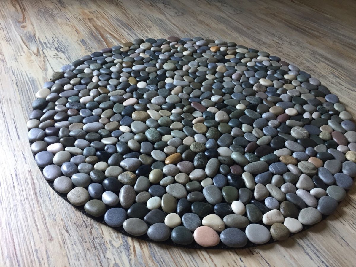 Галька в интерьере