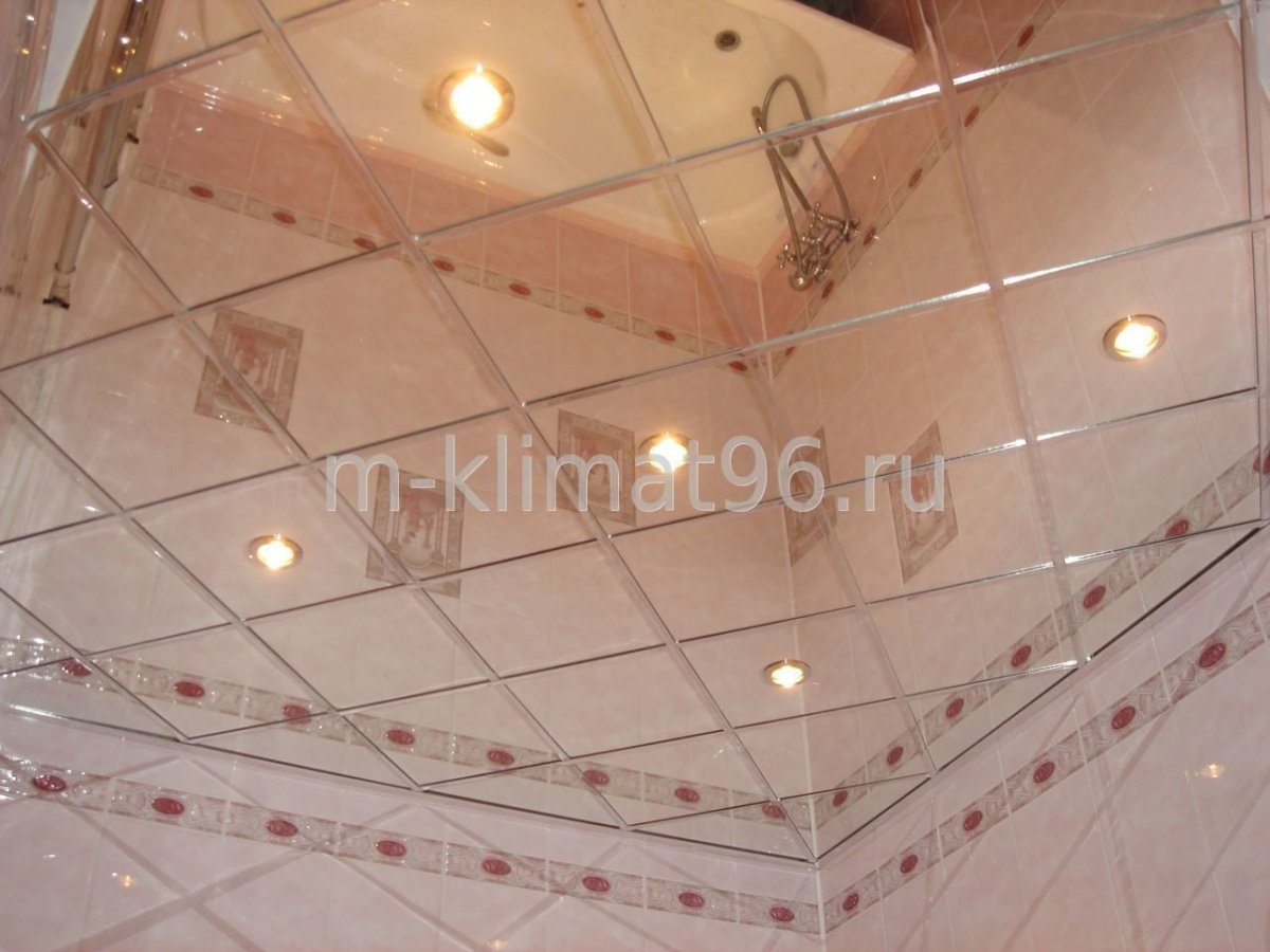 Подвесной потолок Армстронг зеркальный