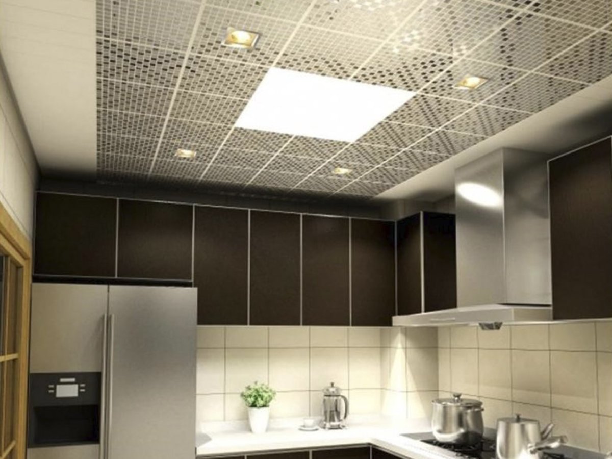 Алюминиевый кассетный потолок Cesal