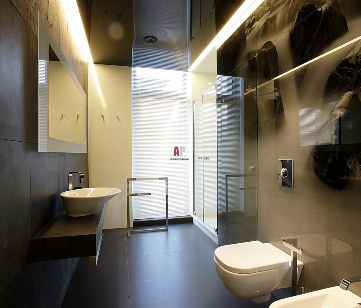 Интерьер туалетной комнаты