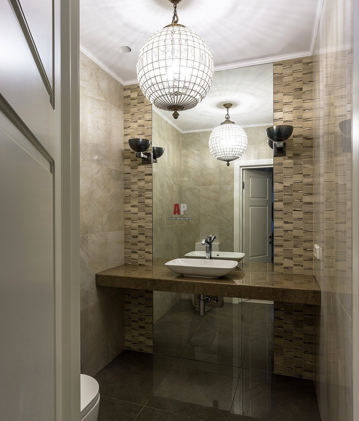 Ванна арт деко мрамор