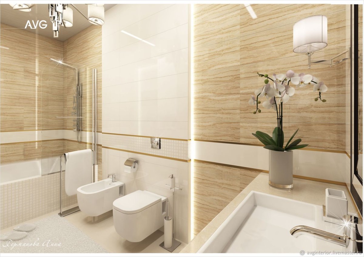 Плитка из травертина в рустикальном стиле