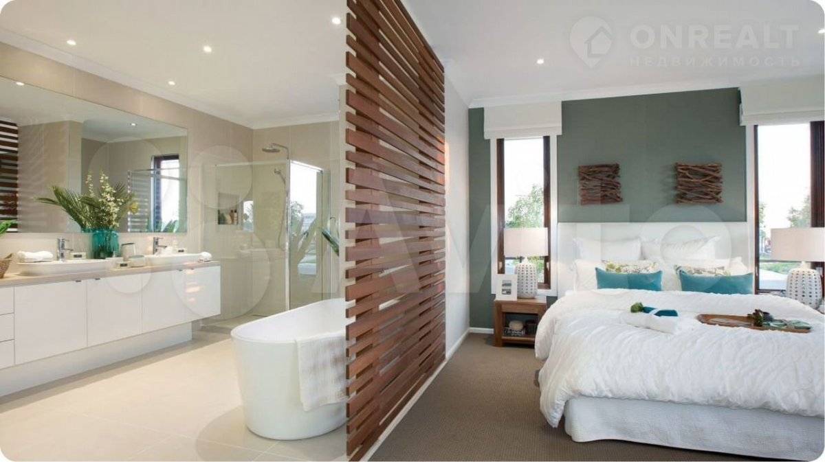 Мастер бедрум с ванной комнатой