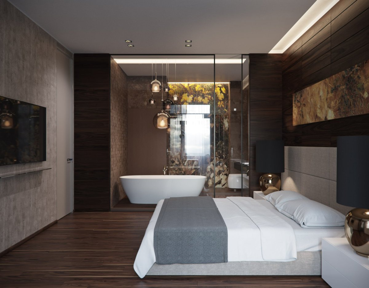 Спальня с санузлом