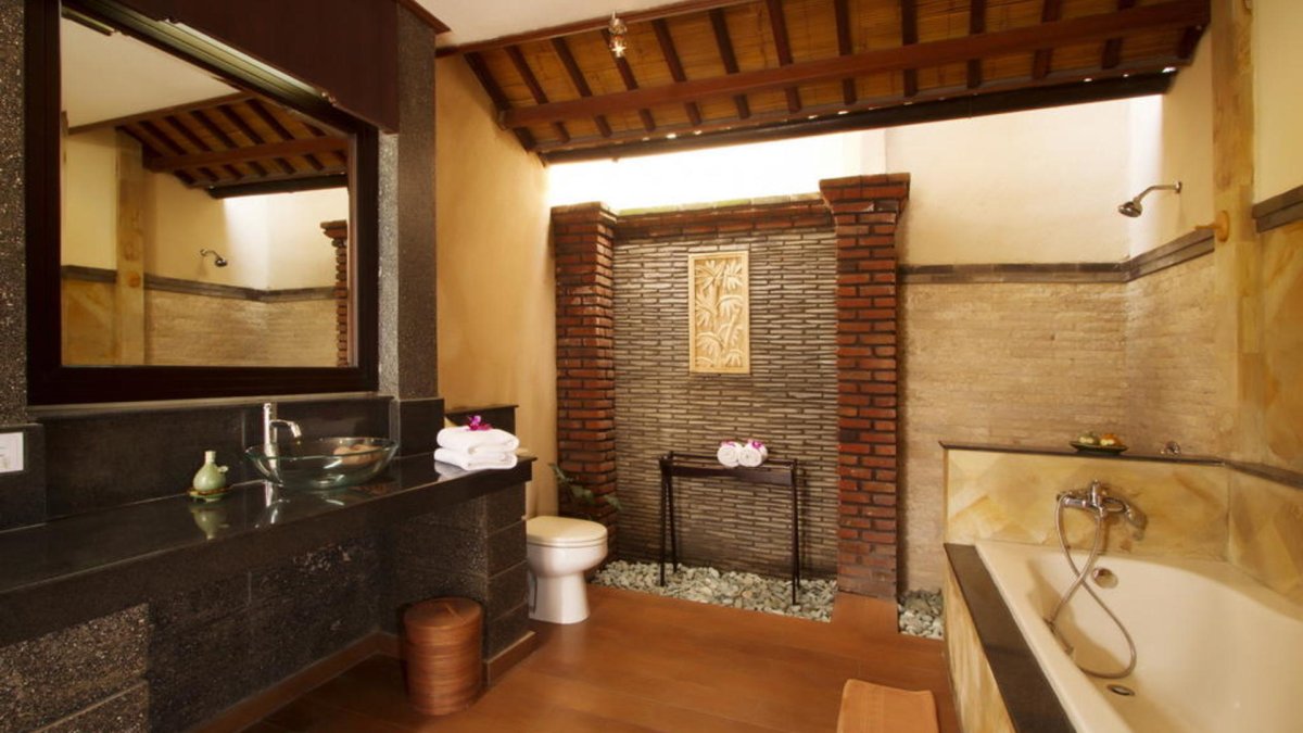 Ванная в балийском стиле