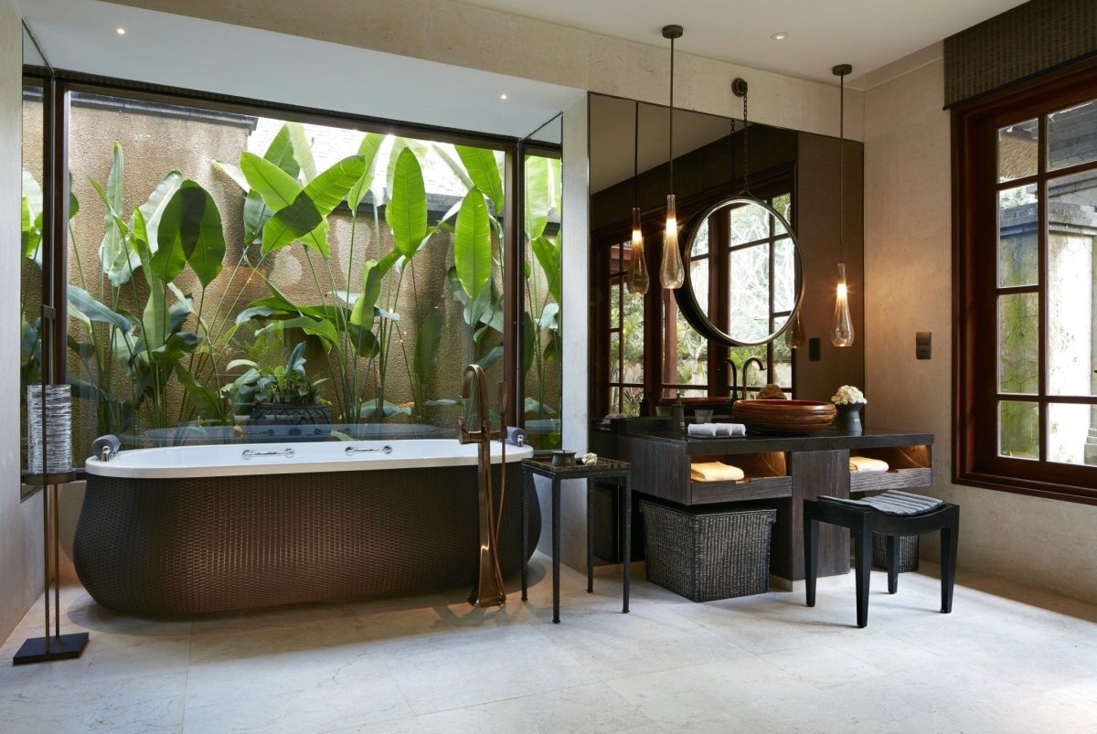 Ванная в балийском стиле