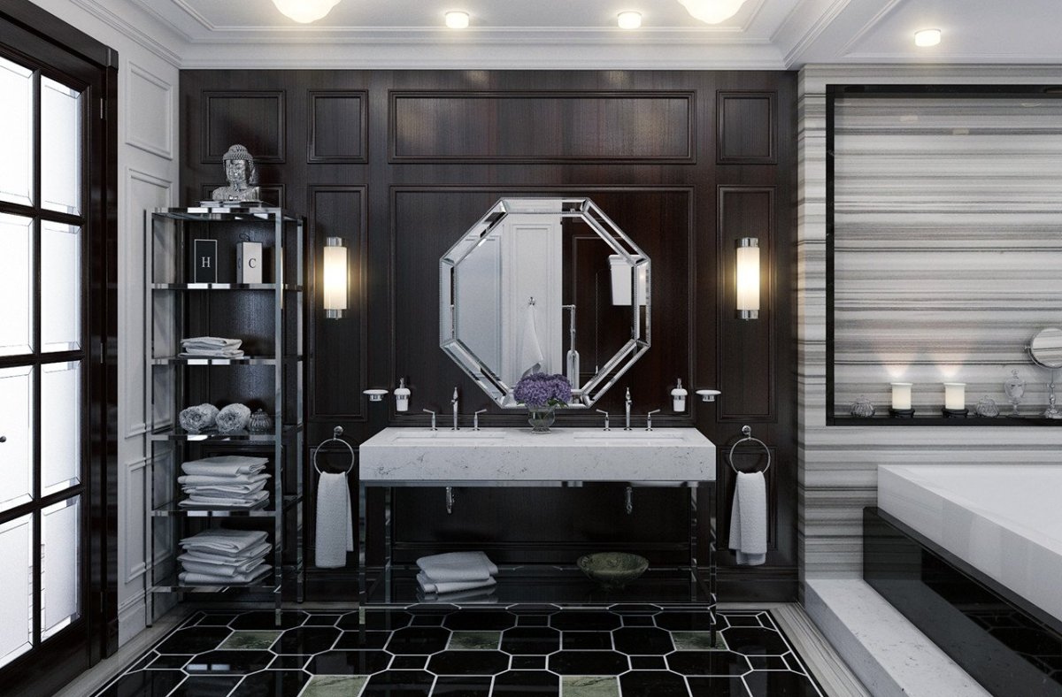 Ванная в американском стиле