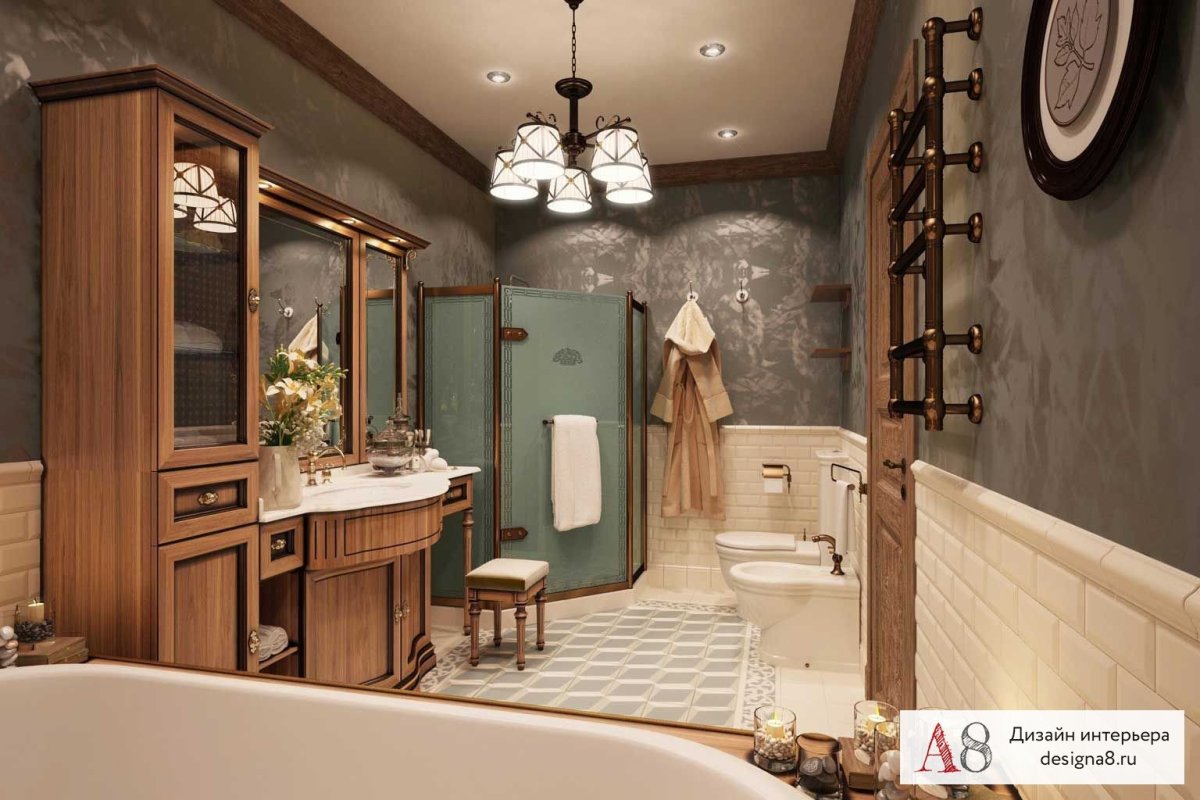 Ванна в американском стиле