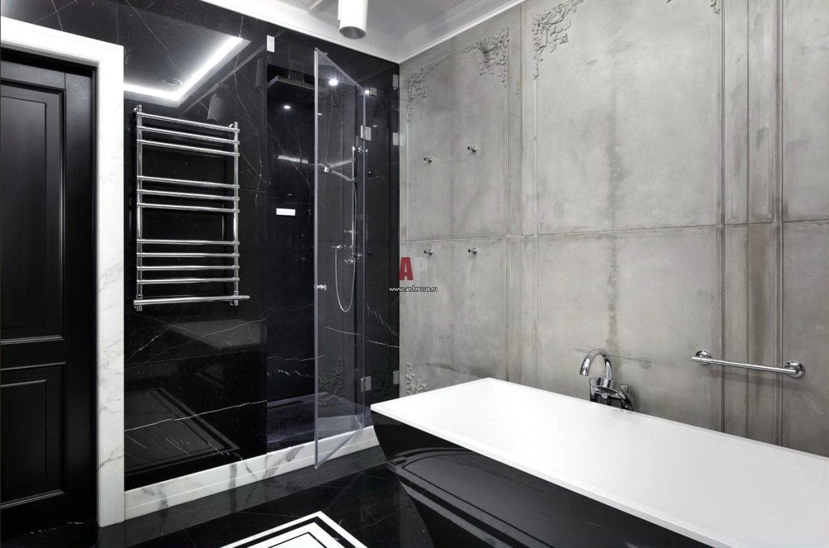 Ванные комнаты в черном стиле