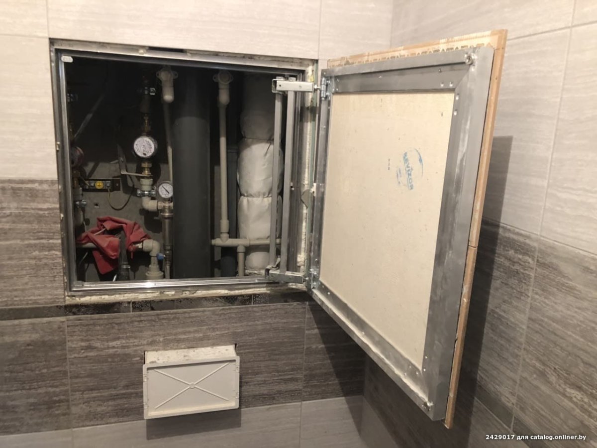 Скрытый люк под керамогранит