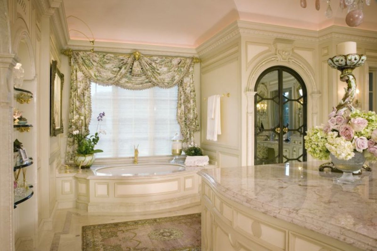 Ванные комнаты в богатых домах