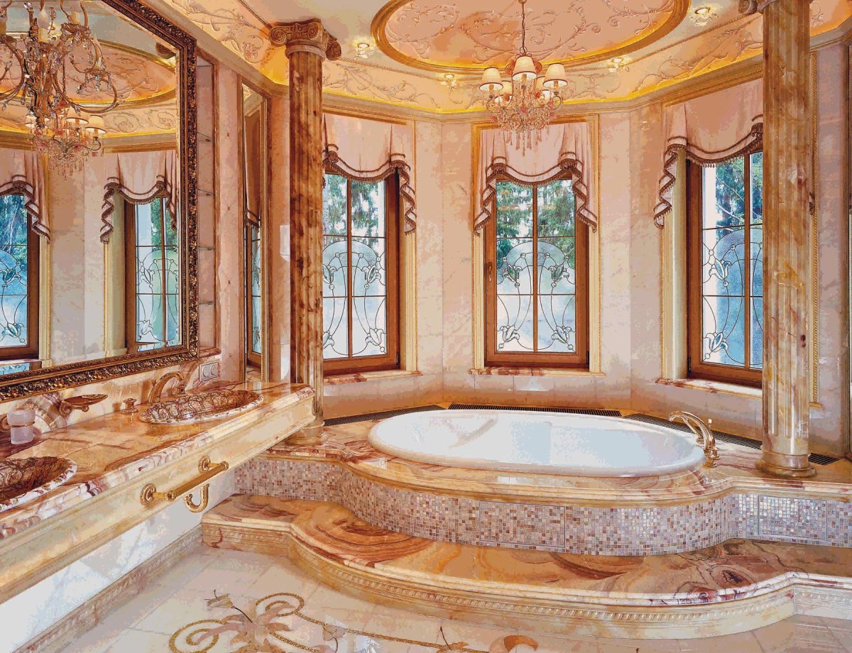 Ванная комната с джакузи