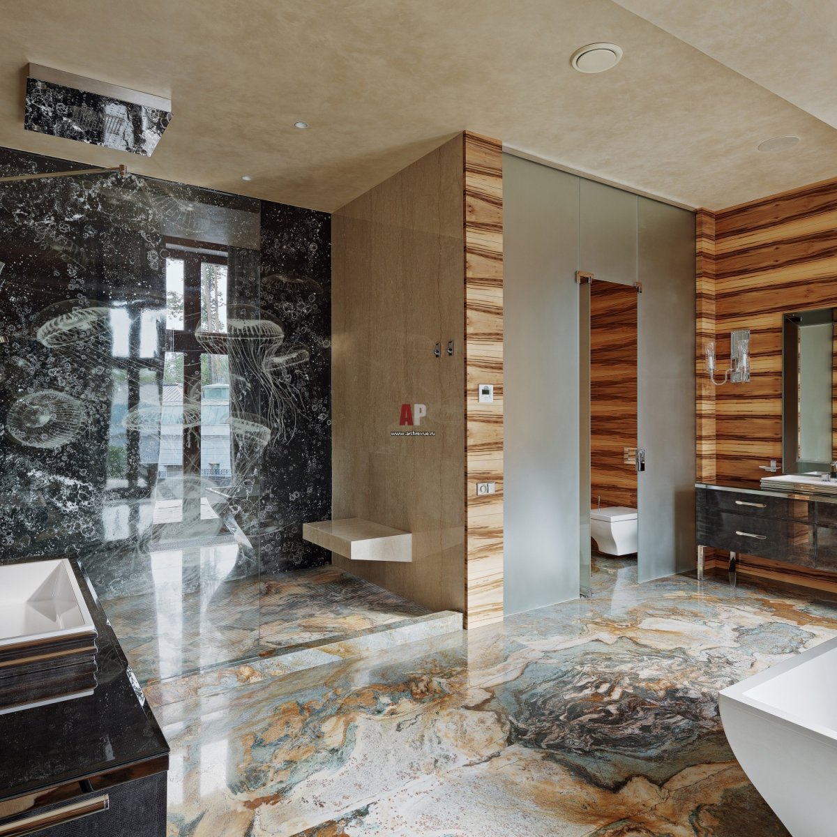 Шикарная ванная комната