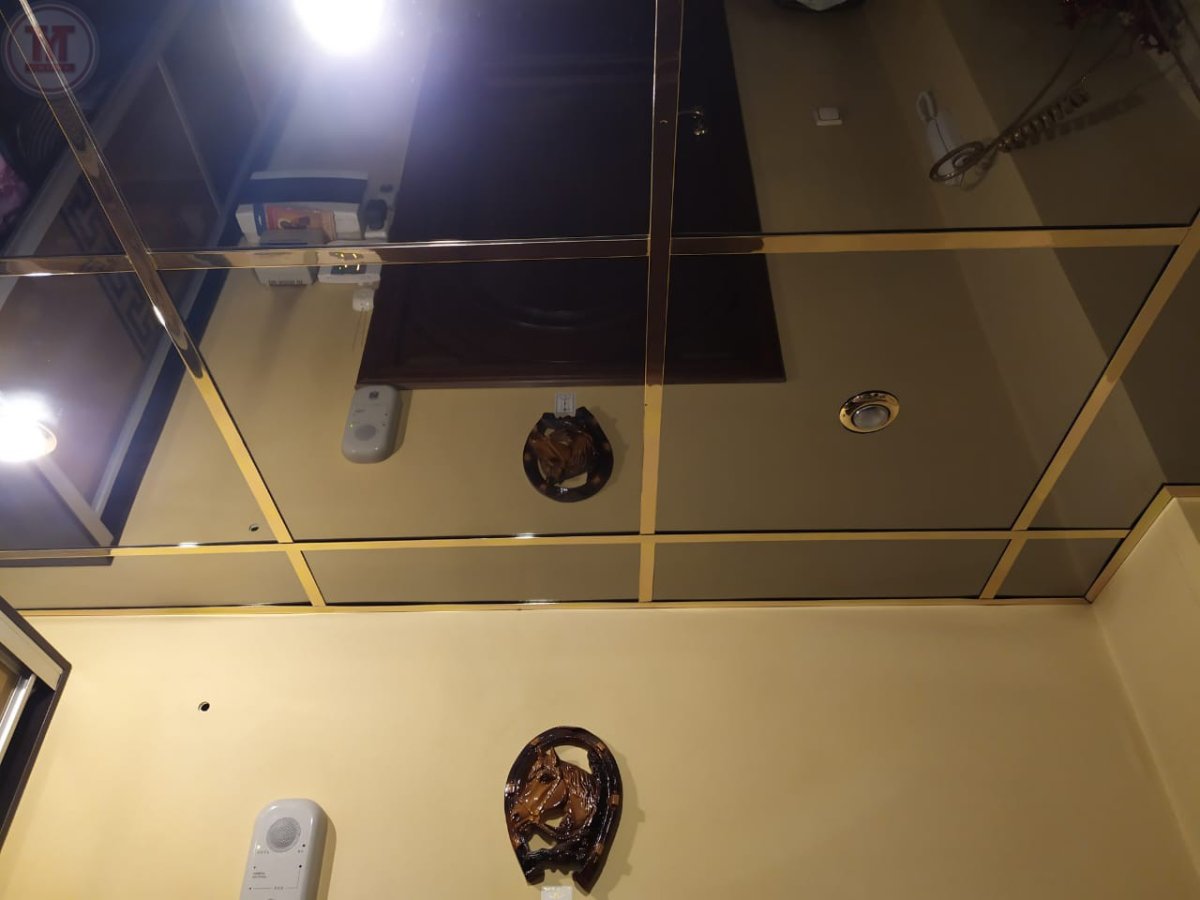 Навесные потолки зеркальные