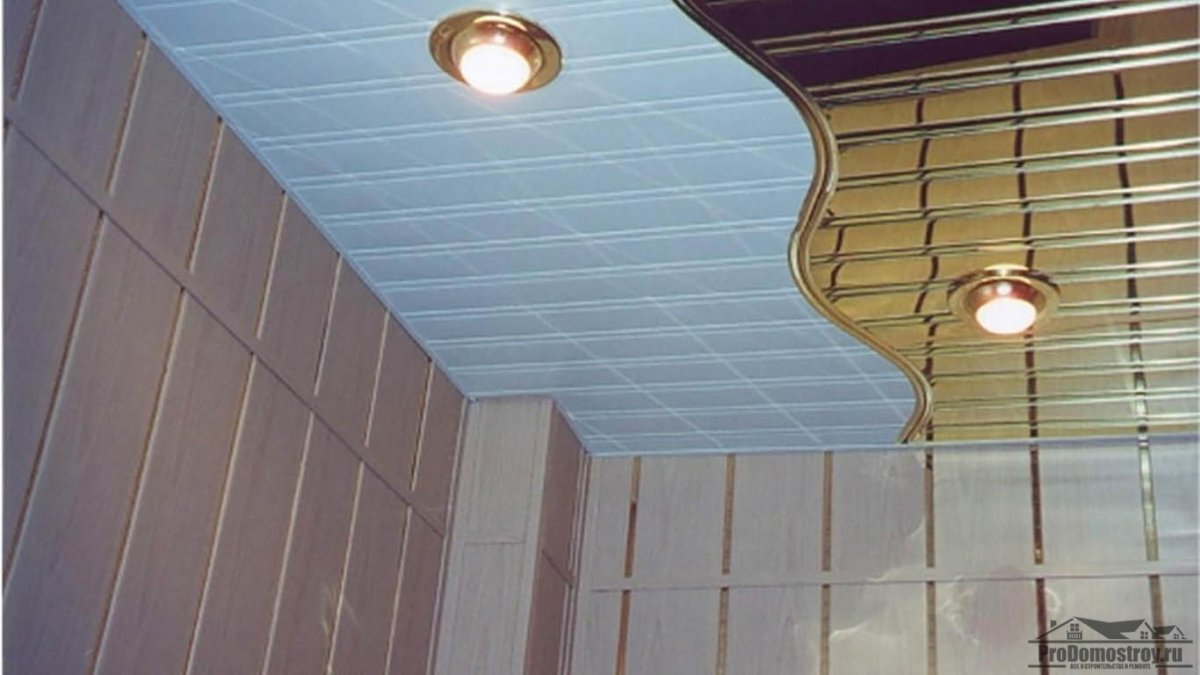 Реечный потолок Албес