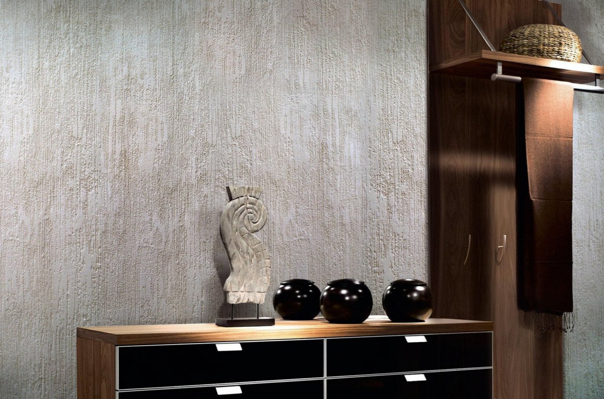 Декоративная штукатурка в коридоре