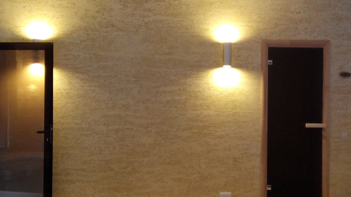 Декоративная штукатурка в ванной