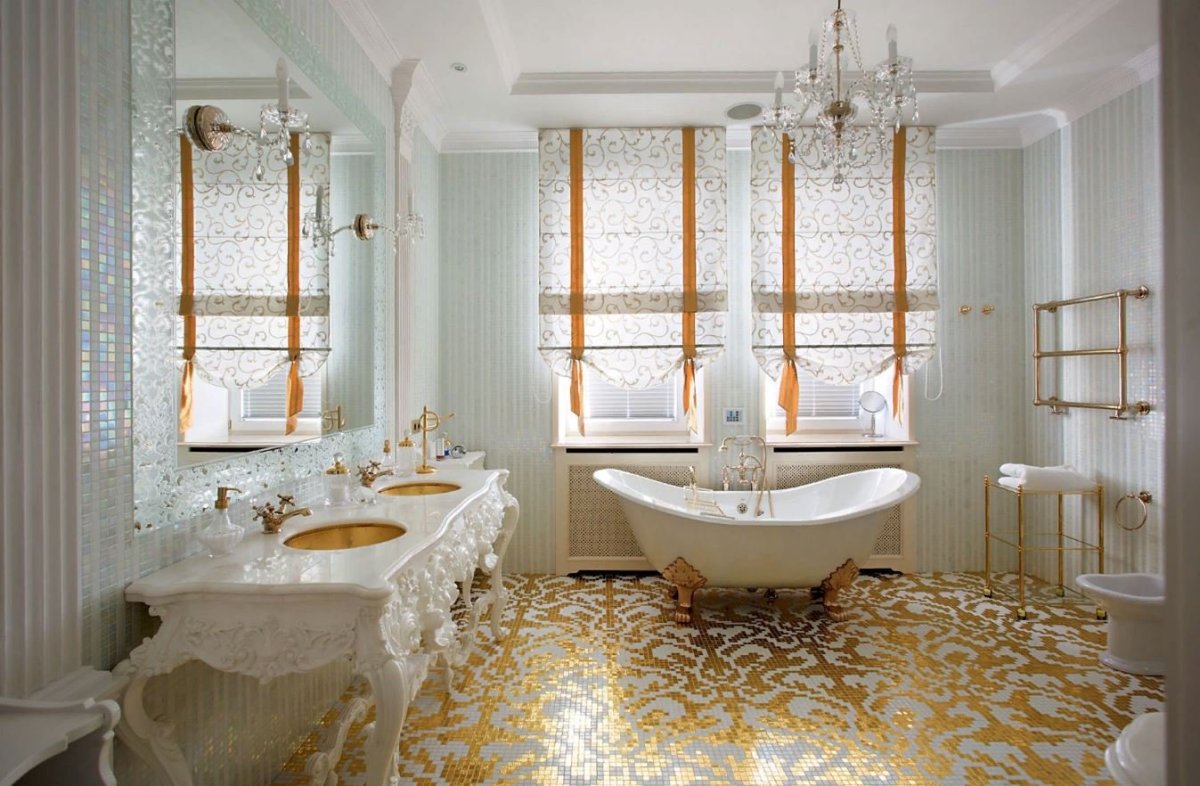 Ванная комната в стиле рококо Барокко