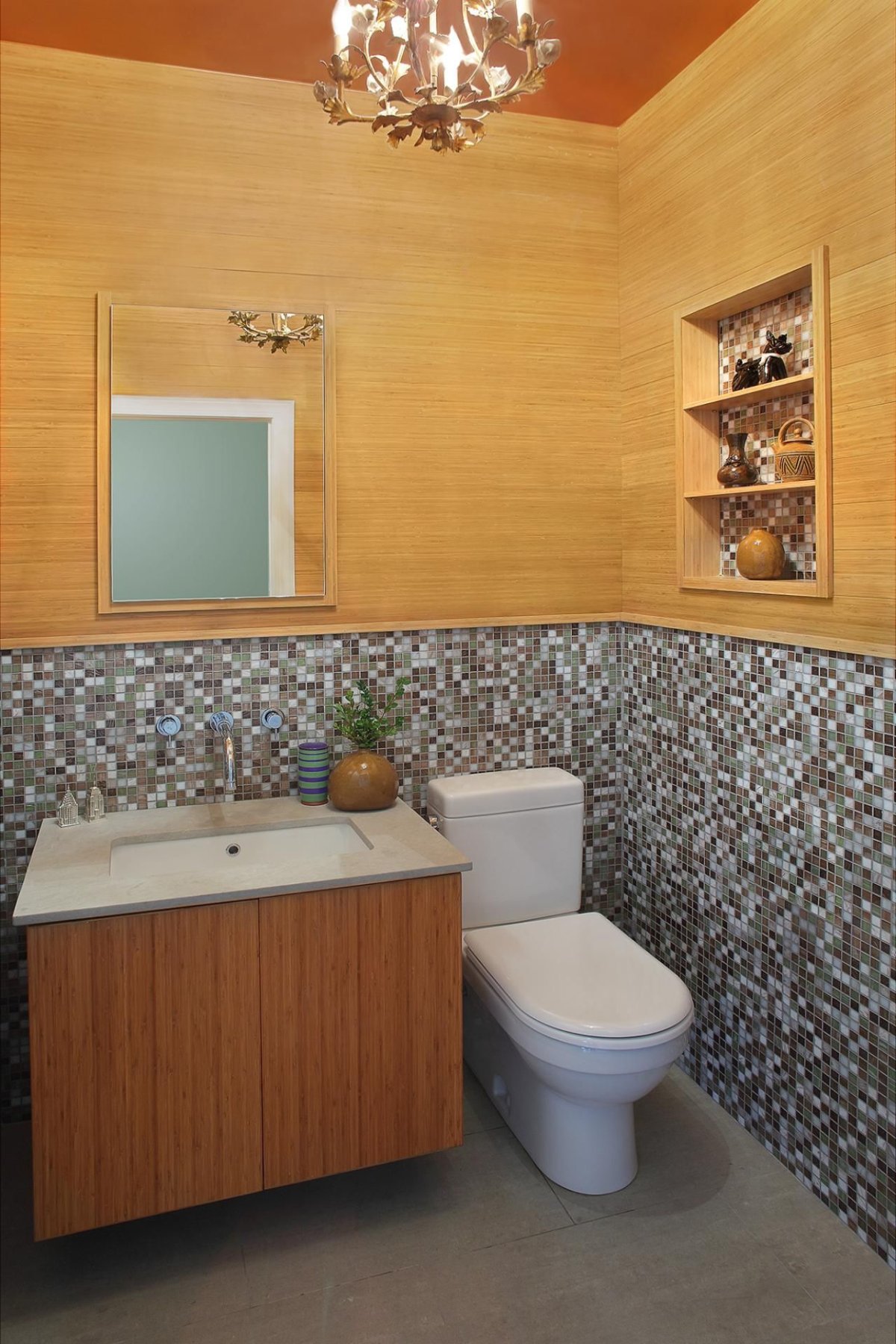 Ванная комната в деревянном доме