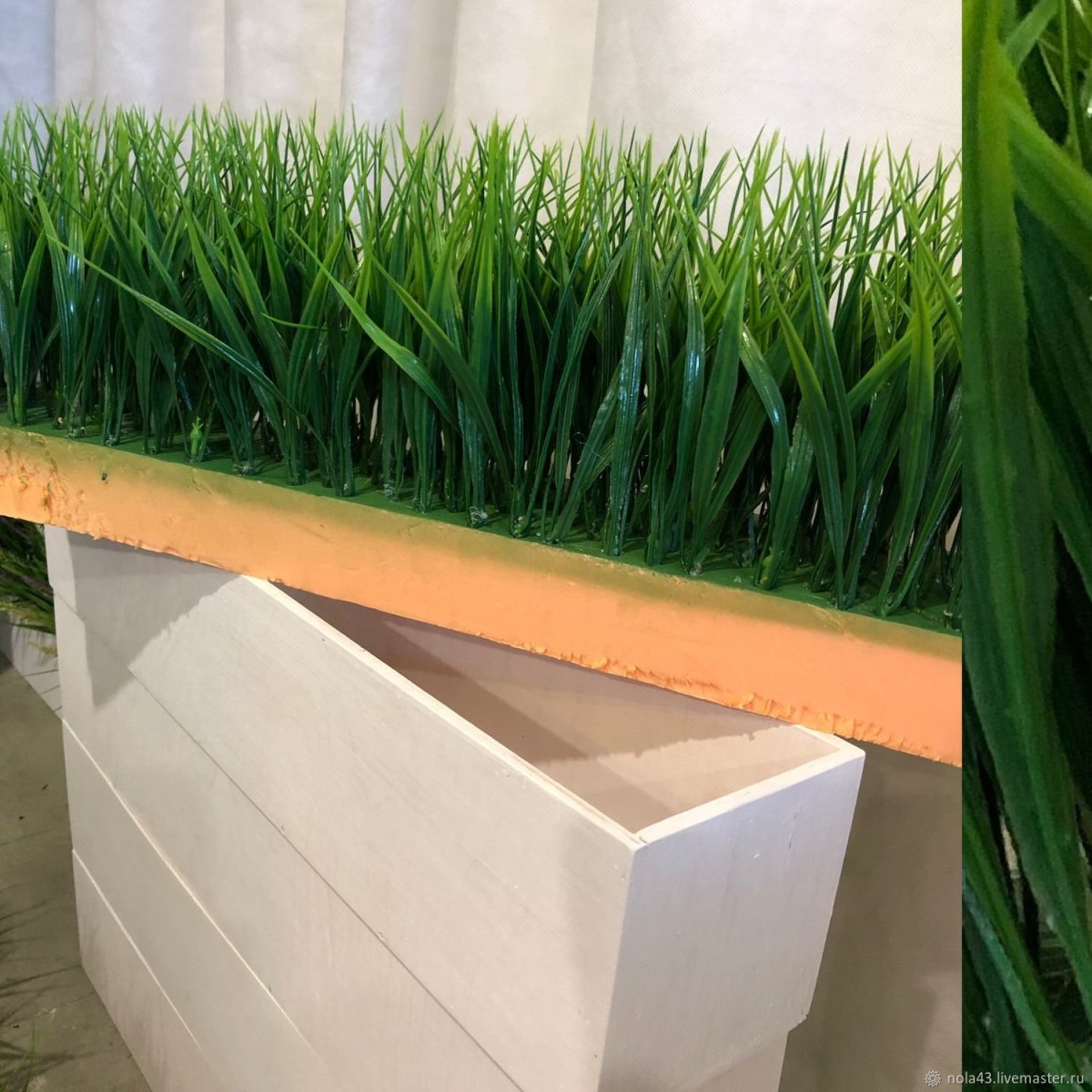 Стабилизированный мох в ванной