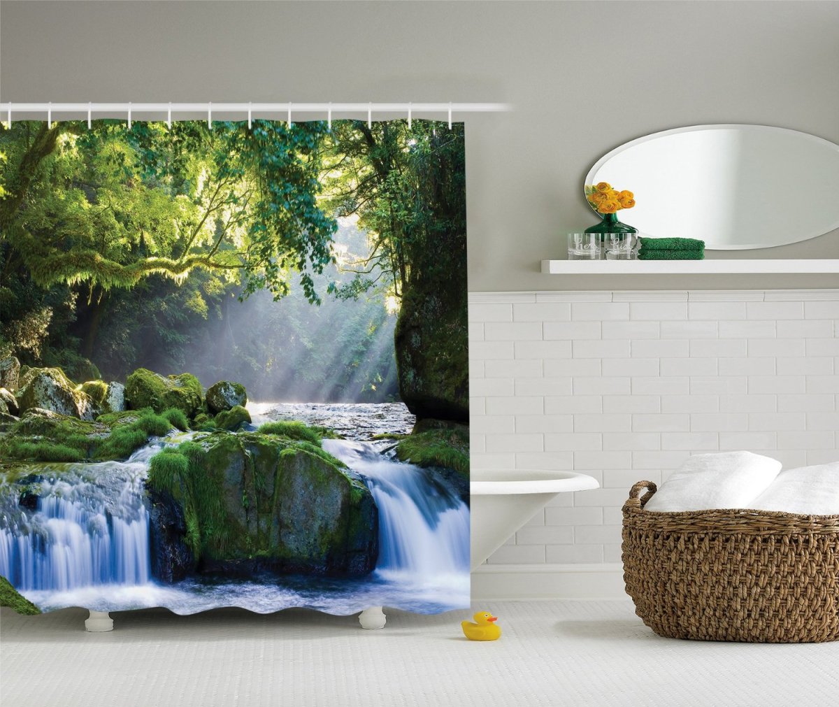 Панно водопад в ванную комнату
