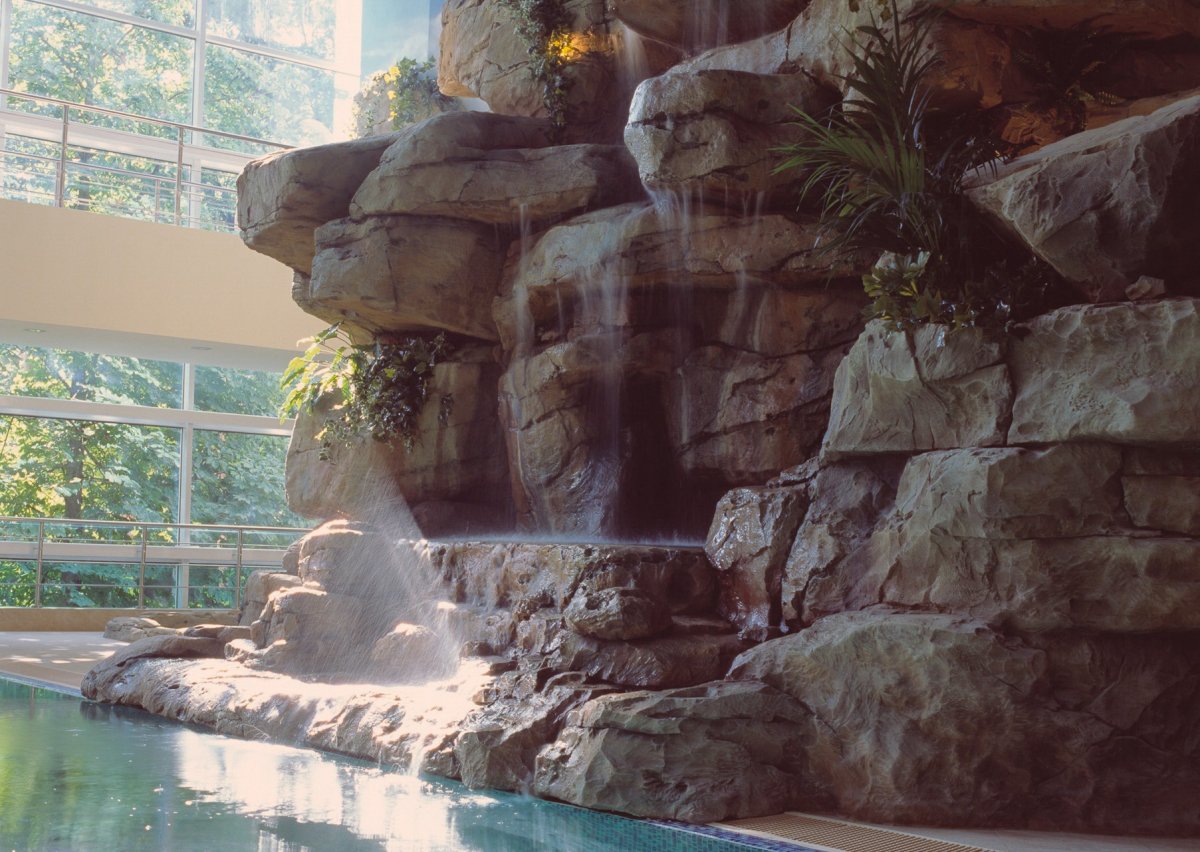 Артбетон грот водопад